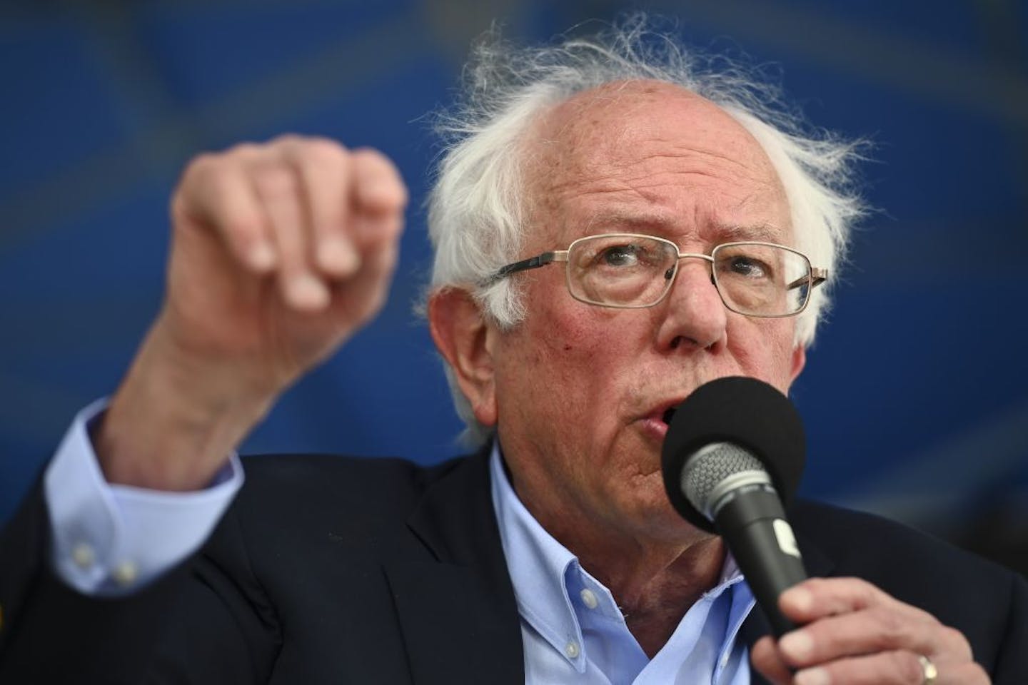 Democratic presidential candidate Sen. Bernie Sanders, I-Vermont, has a 6 p.m. rally at Williams Arena on the U campus. Sanders, above, spoke at the Minnesota State Fair in August.