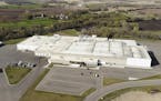 The Jennie-O plant in Melrose, Minn. COVID cases are surging in Stearns County, in large part due to three meat packing plants in the area.
