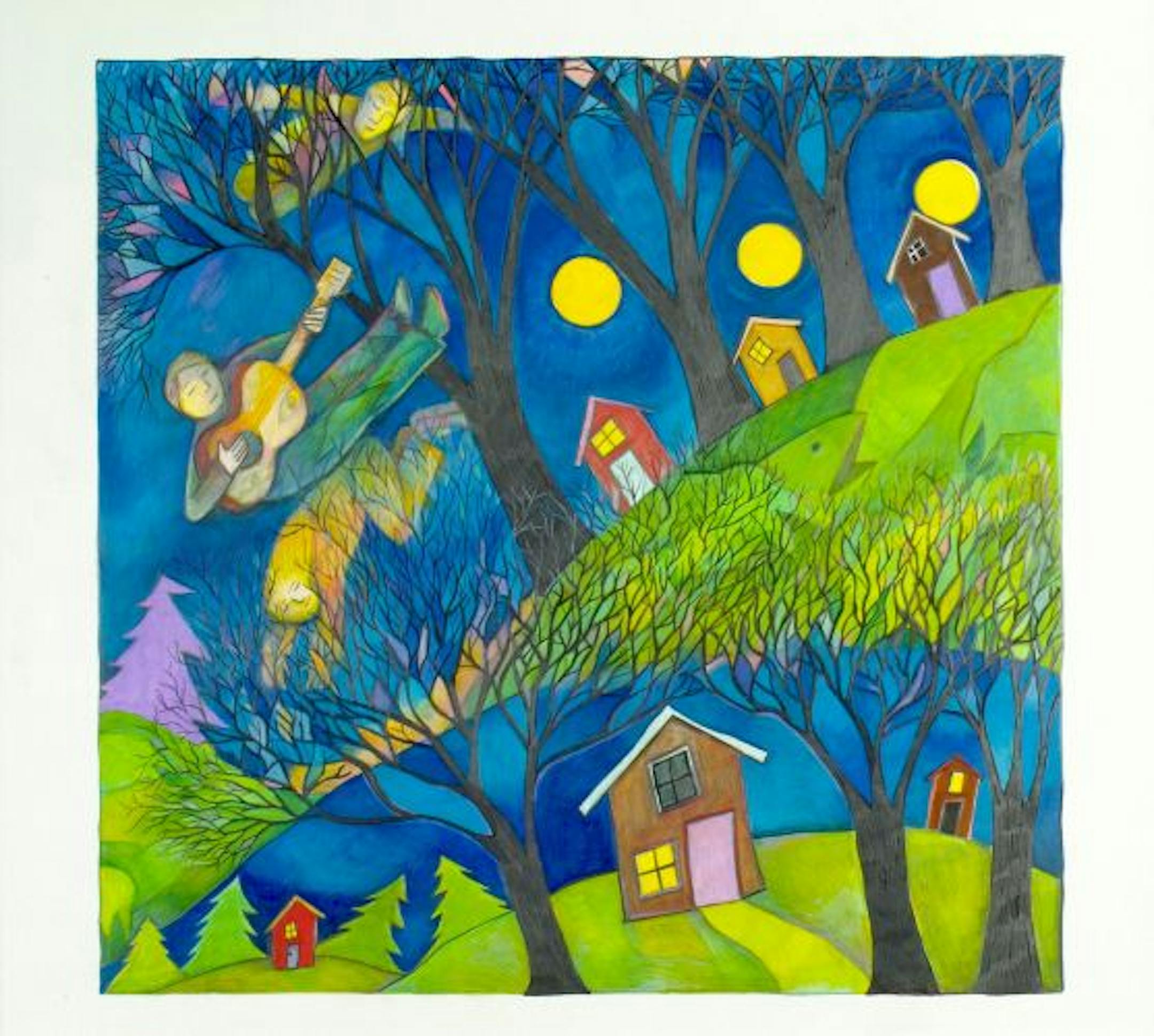 Nancy Carlson's "My Kids in Moonlight."