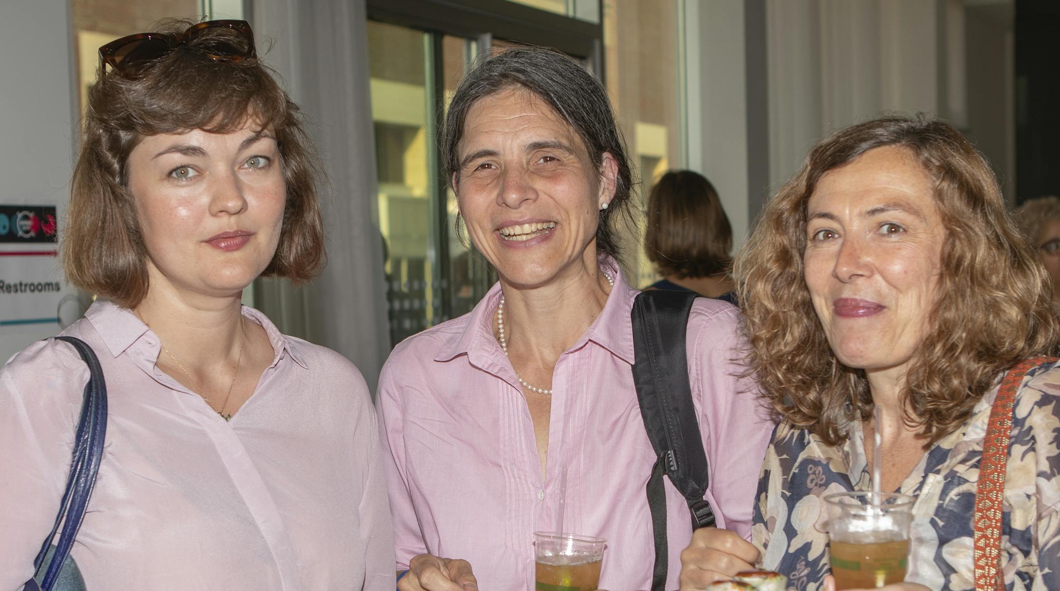 Carlina Rossee, Annette Bhagwati and Katrin Klingan at Art on the Rooftop: a Party to Benefit Northern Spark. [ Special to Star Tribune, photo by Matt Blewett, Matte B Photography, matt@mattebphoto.com, Le Meridian Hotel, Art on the Rooftop: a Party to Benefit Northern Spark, Minneapolis, 1006268718 FACE070118