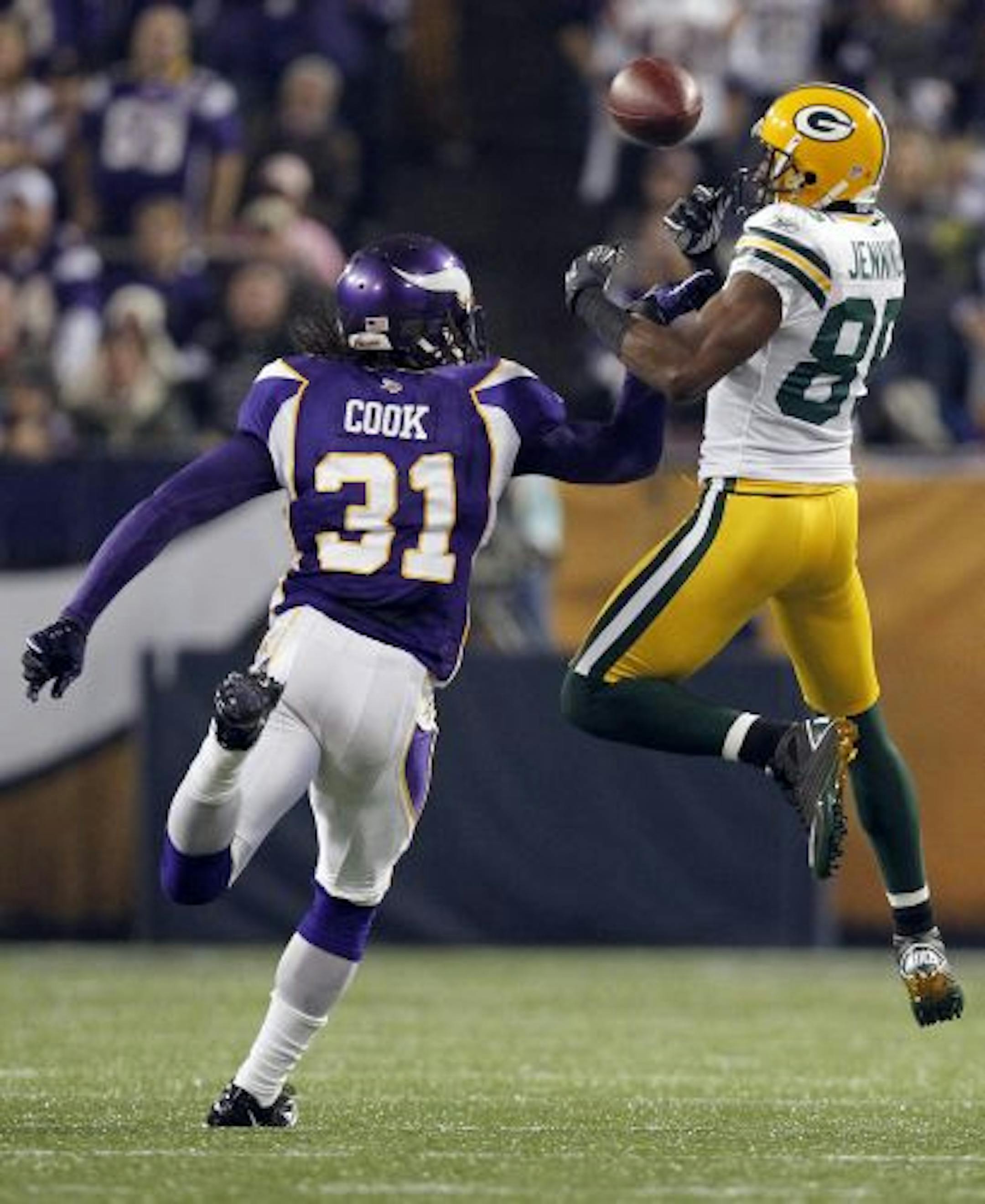 Vikings cornerback Chris Cook (31)