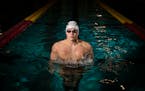 Gophers freshman swimmer Max McHugh poses for a portrait. ] LEILA NAVIDI ¥ leila.navidi@startribune.com
