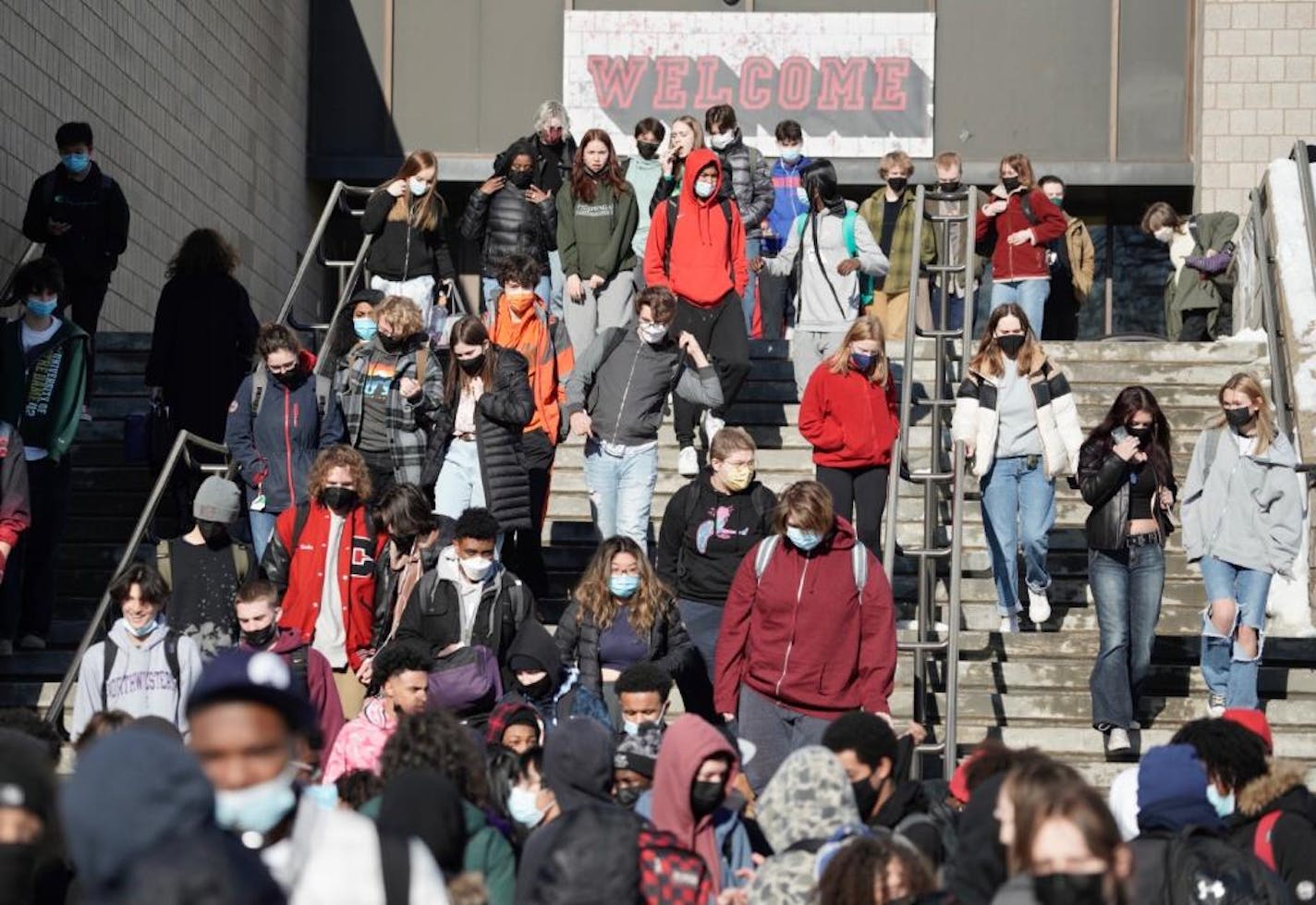 Students at St. Paul's Central High walked out Tuesday to protest in-person learning, urging the district to go remote in an effort to stop the spread of COVID-19.