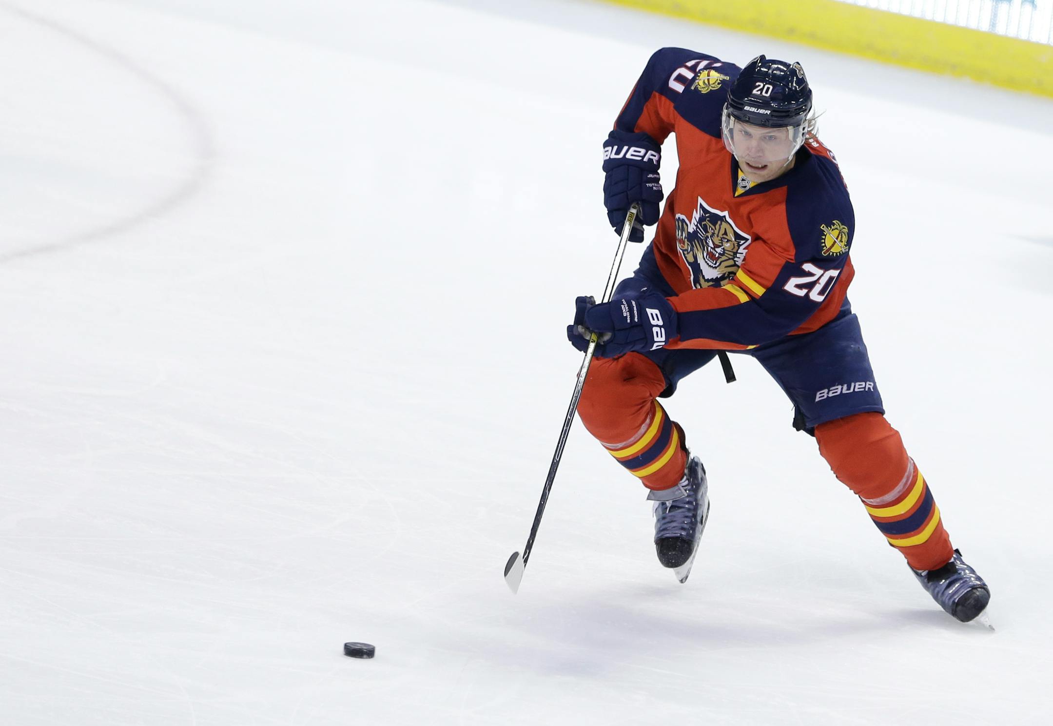 Forward Sean Bergenheim recently was traded to the Wild.