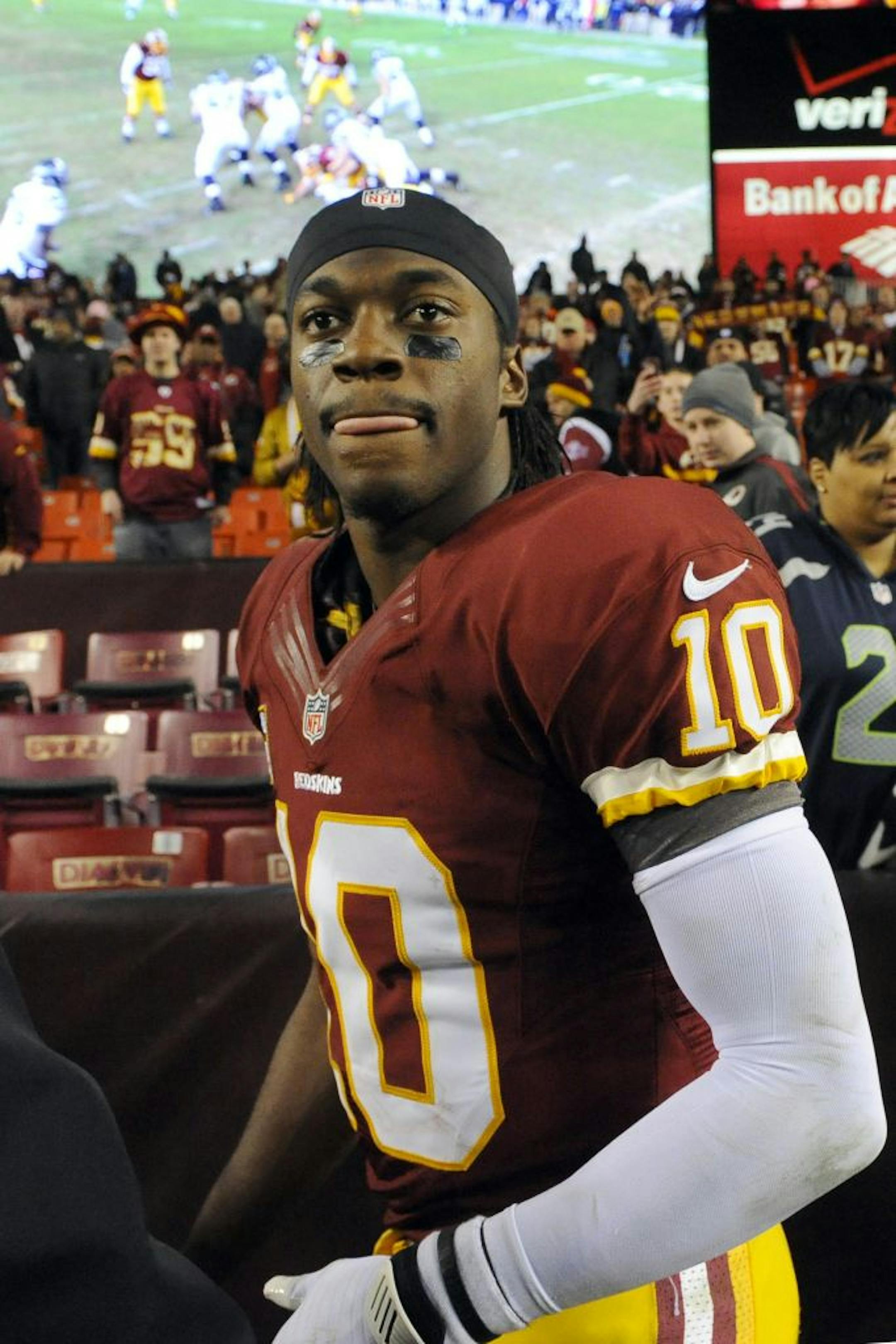Washington quarterback Robert Griffin III
