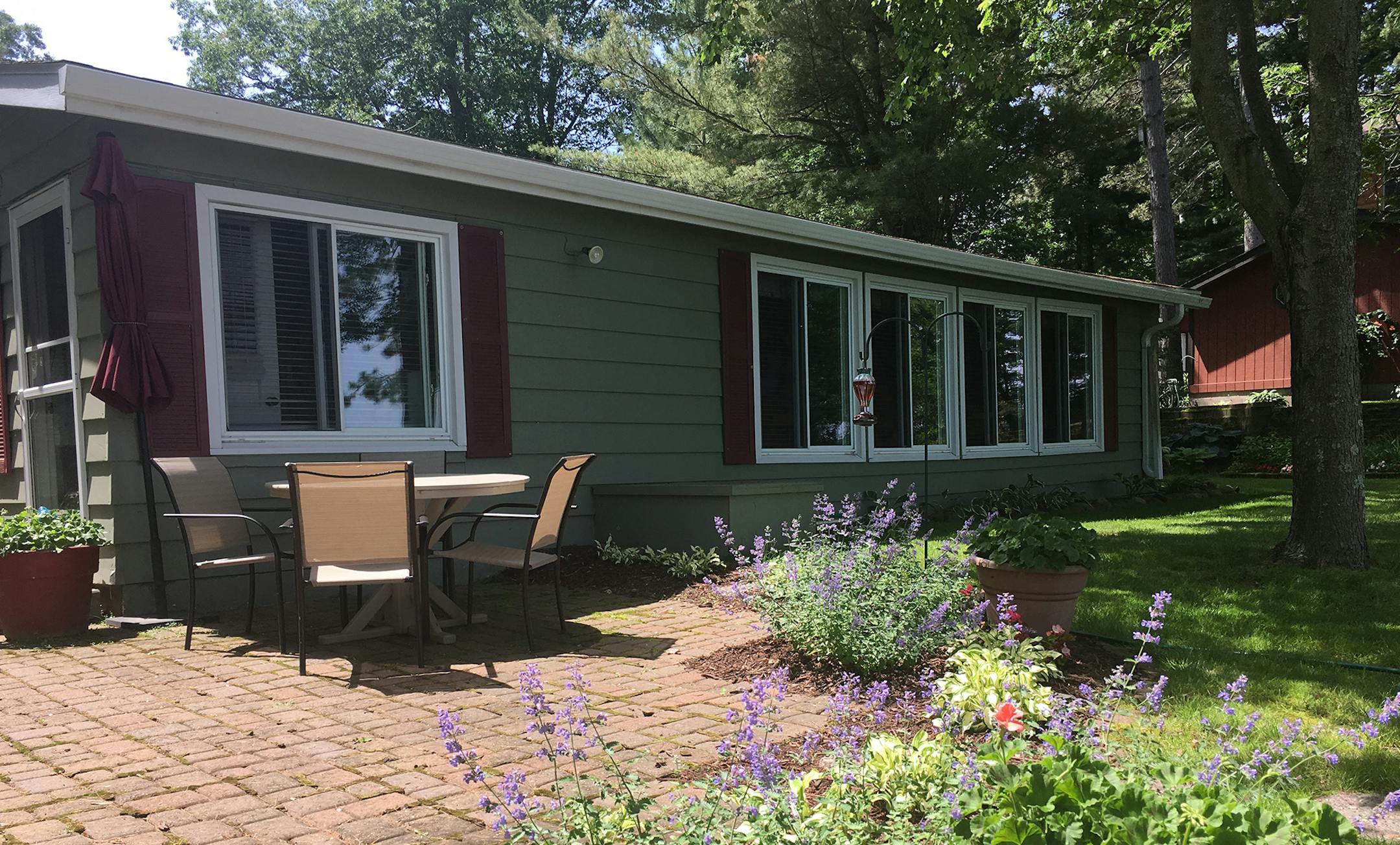 The cabin near Siren, Wis., has gone through a number of upgrades.