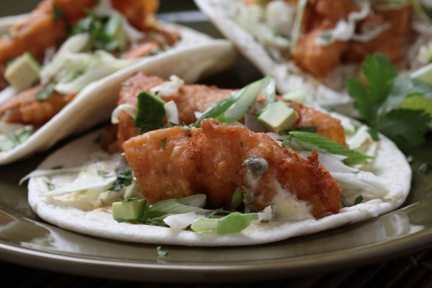 One of the many ways to use sustainable fish: in tacos.