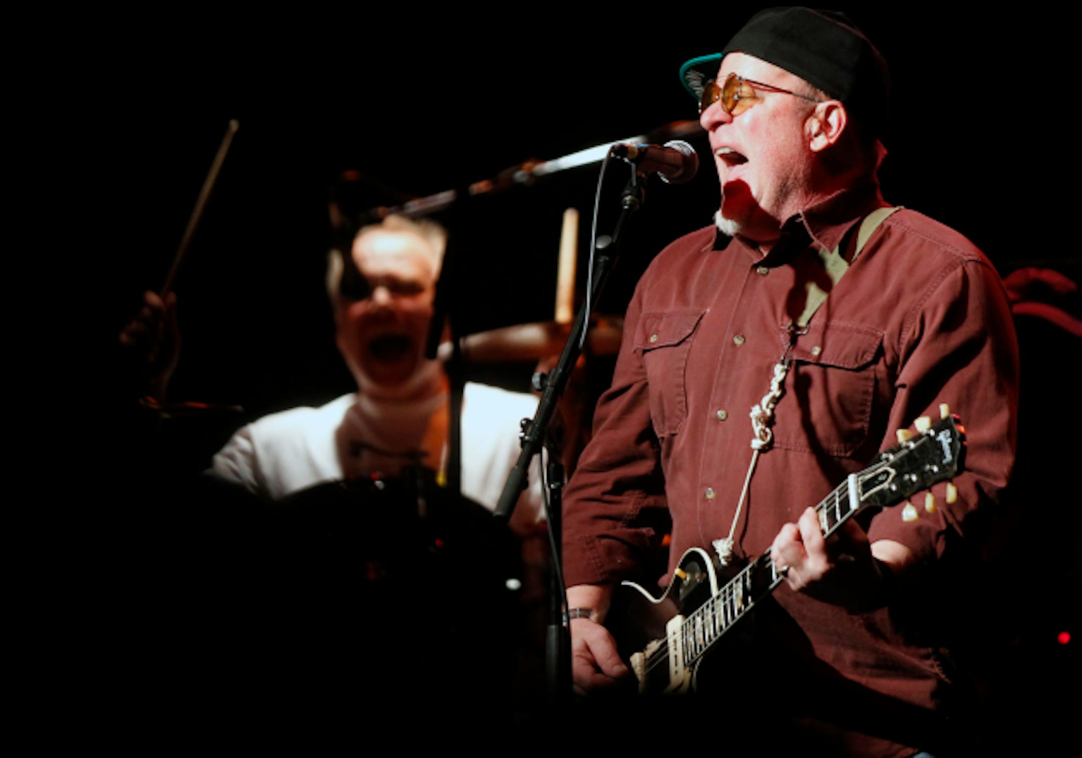 Chris Osgood, right, and Dave Ahl during a Suicide Commandos at First Avenue in 2013. / Star Tribune file