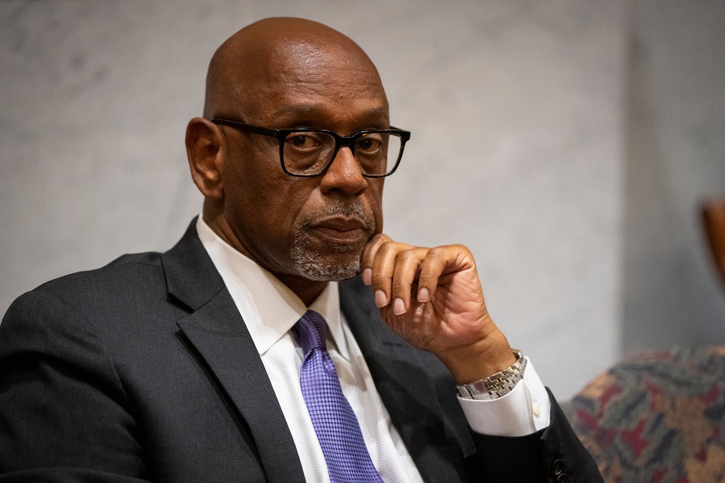 Minneapolis community safety commissioner Cedric Alexander attends the Minneapolis City Council meeting on Wednesday, June 28, 2023 in Minneapolis, Minn. ] LEILA NAVIDI • leila.navidi@startribune.com