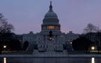 The Capitol Dome of the Capitol Building at sunrise, Friday, Feb. 9, 2018, in Washington. After another government shutdown, congress has passed a swe