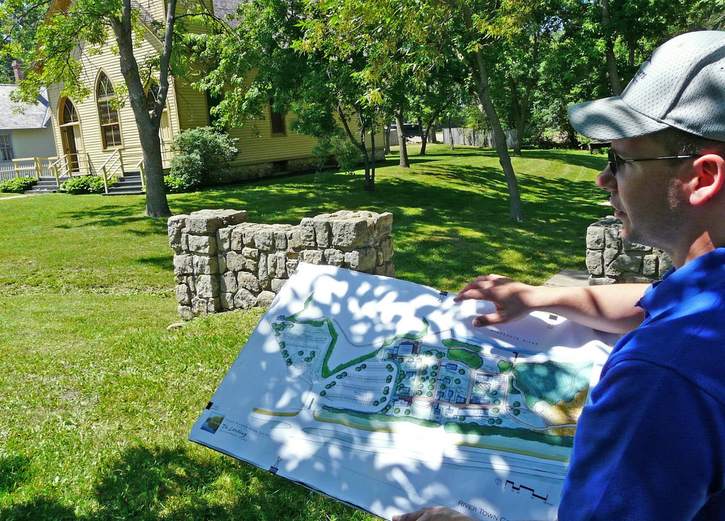 "The Landing offers a broader way of thinking about human history here," said Jefferson Spilman, program coordinator for the Landing.