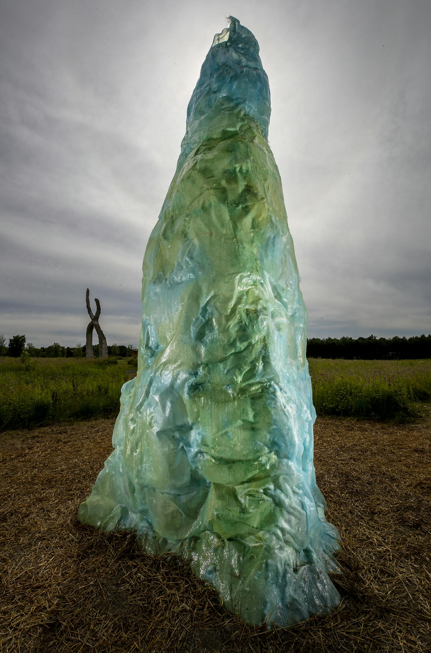 Vortex by Dolores Furtado at the Franconia Sculpture Park. ] CARLOS GONZALEZ &#xef; cgonzalez@startribune.com &#xf1; July 18, 2018, Franconia, MN, Summer is beginning to wind down but there's still plenty of new stuff to see and do at Franconia Sculpture Park.