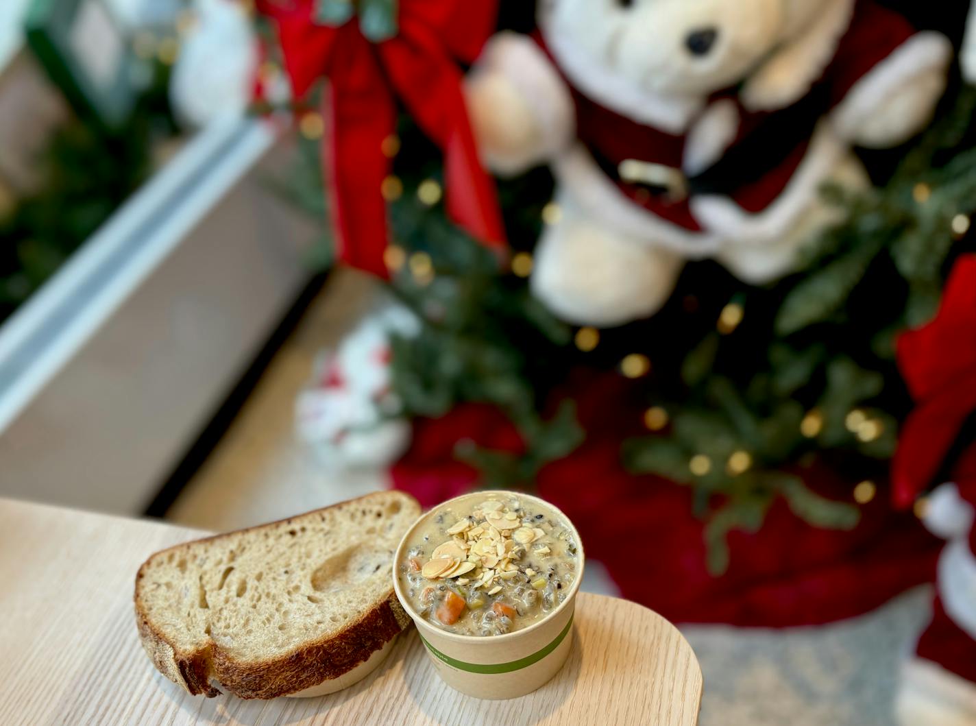 Parcelle Dayton's wild rice soup Winter Market