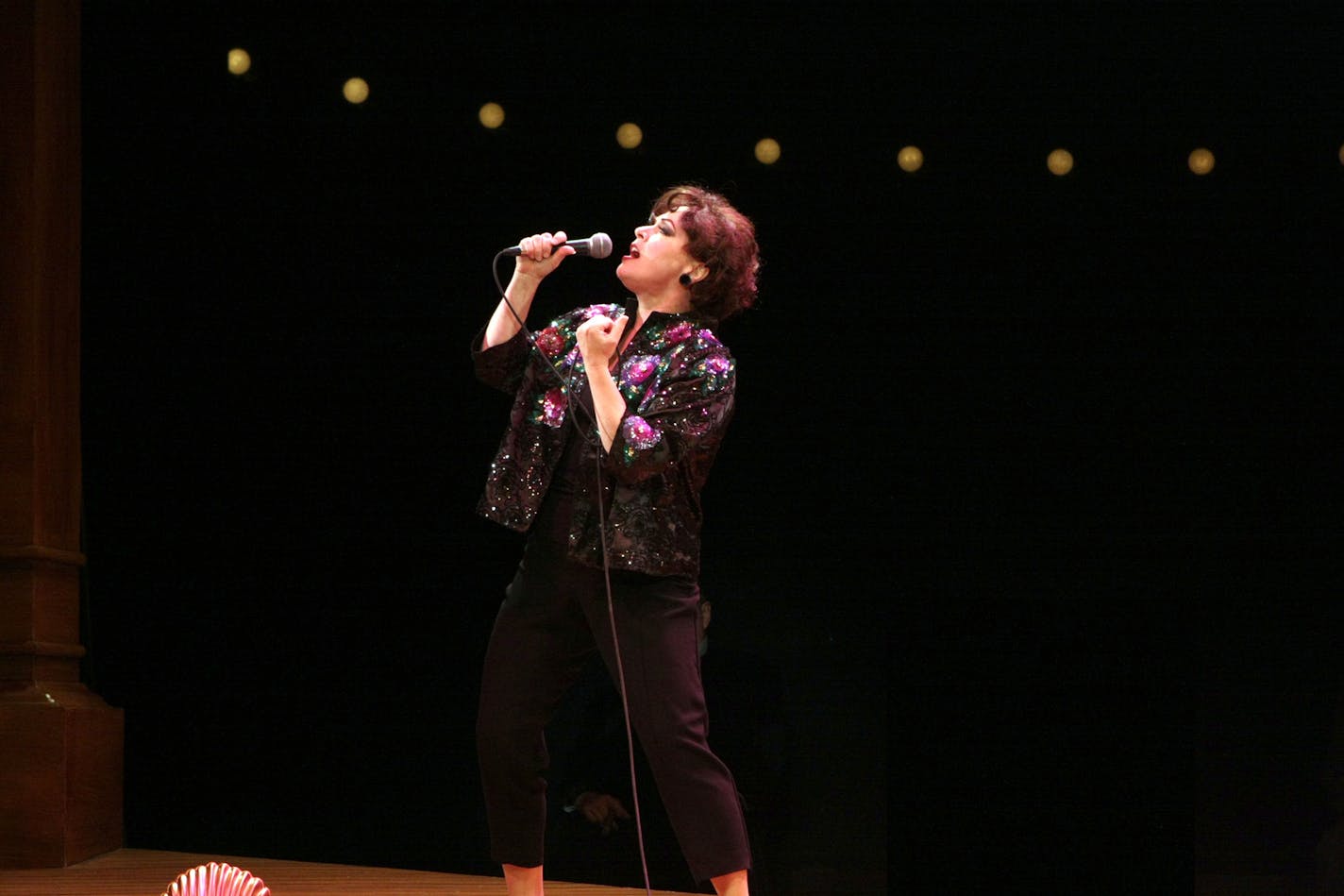 Jody Briskey brings Carnegie Hall realness to her perfornance as Judy Garland in History Theatre's "Beyond the Rainbow."