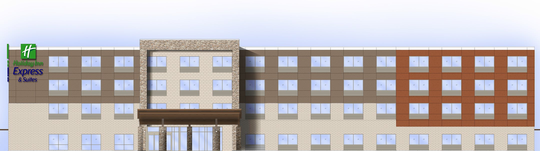 provided rendering - Holiday Inn Express and Suites - Eagan, MN
