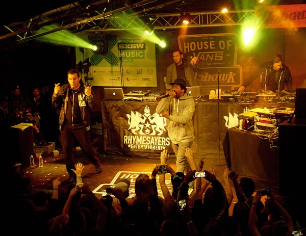 Atmosphere performs at Mohawk in Austin, Texas during the 2015 South by Southwest music festival. ] (SPECIAL TO THE STAR TRIBUNE/TONY NELSON) **The sh