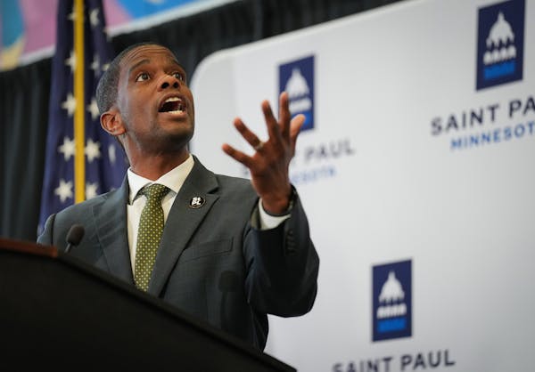 St. Paul Mayor Melvin Carter delivered his annual state of the city address inside the Oxford Community Center on Tuesday afternoon.