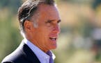 Sen. Mitt Romney, R-Utah, speaks during a news conference Thursday, Oct. 15, 2020, near Neffs Canyon, in Salt Lake City.