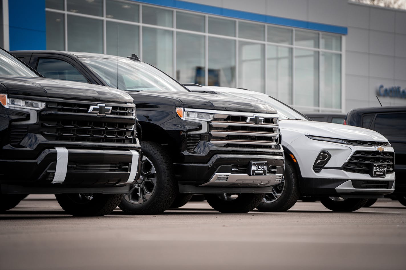 Image of vehicles at Walser Polar Chevrolet in White Bear Lake.