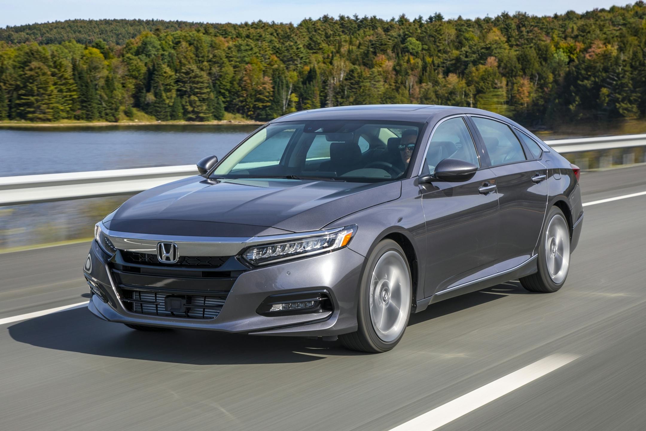 This undated photo provided by American Honda Motor Co. shows the 2018 Honda Accord. Labor Day shoppers in the Chicago area will find discounts in the $5,500 range.