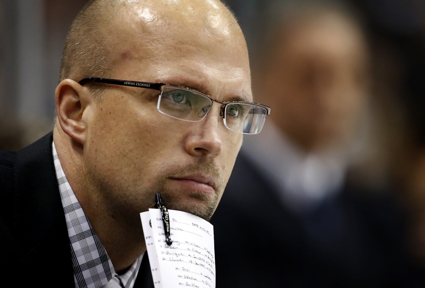 Minnesota Wild head coach Mike Yeo.