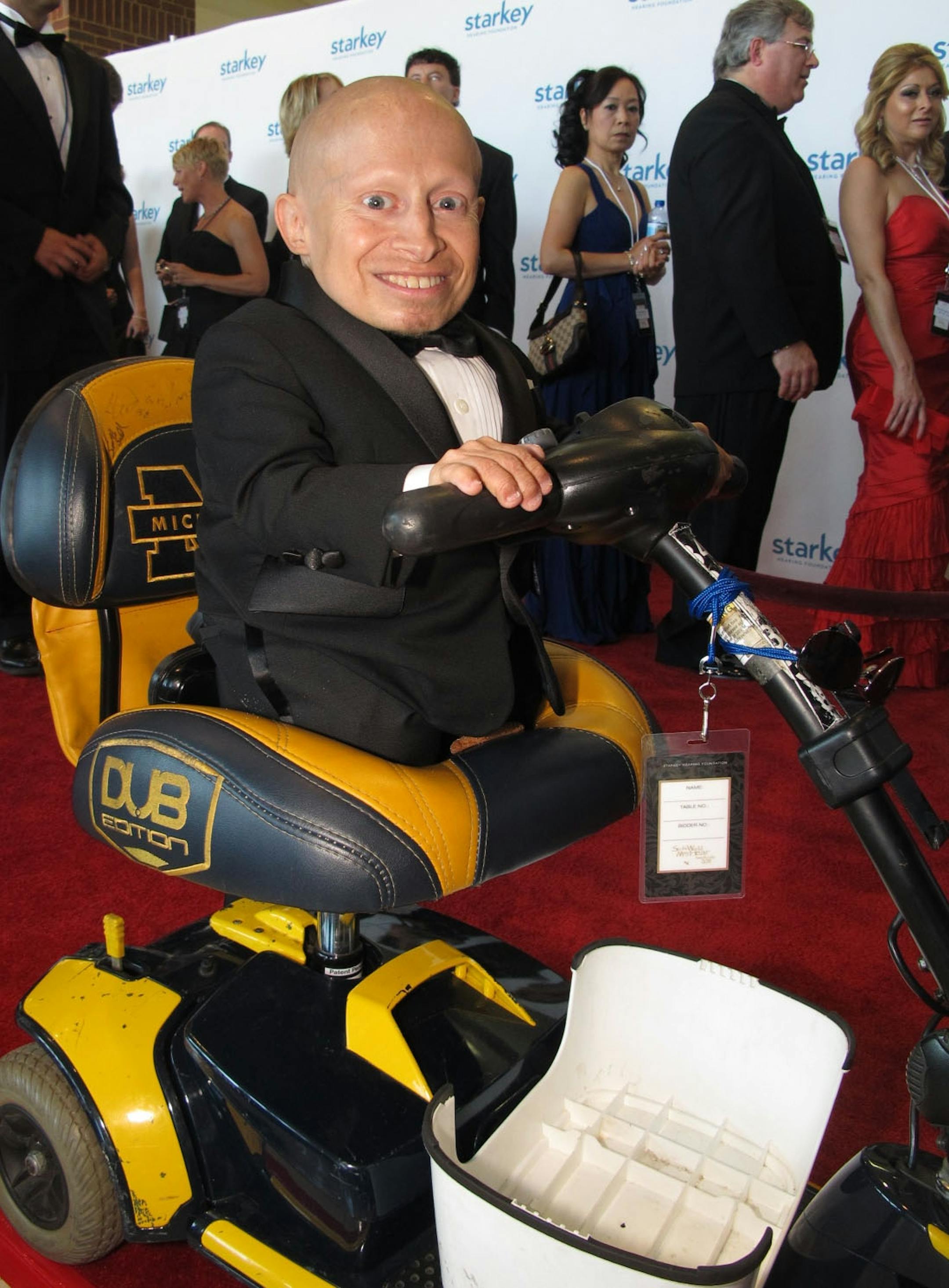 Sara Glassman, sglassman@startribune.com Verne Troyer. Starkey Hearing Foundation's So the World May Hear Gala at RiverCentre in St. Paul.