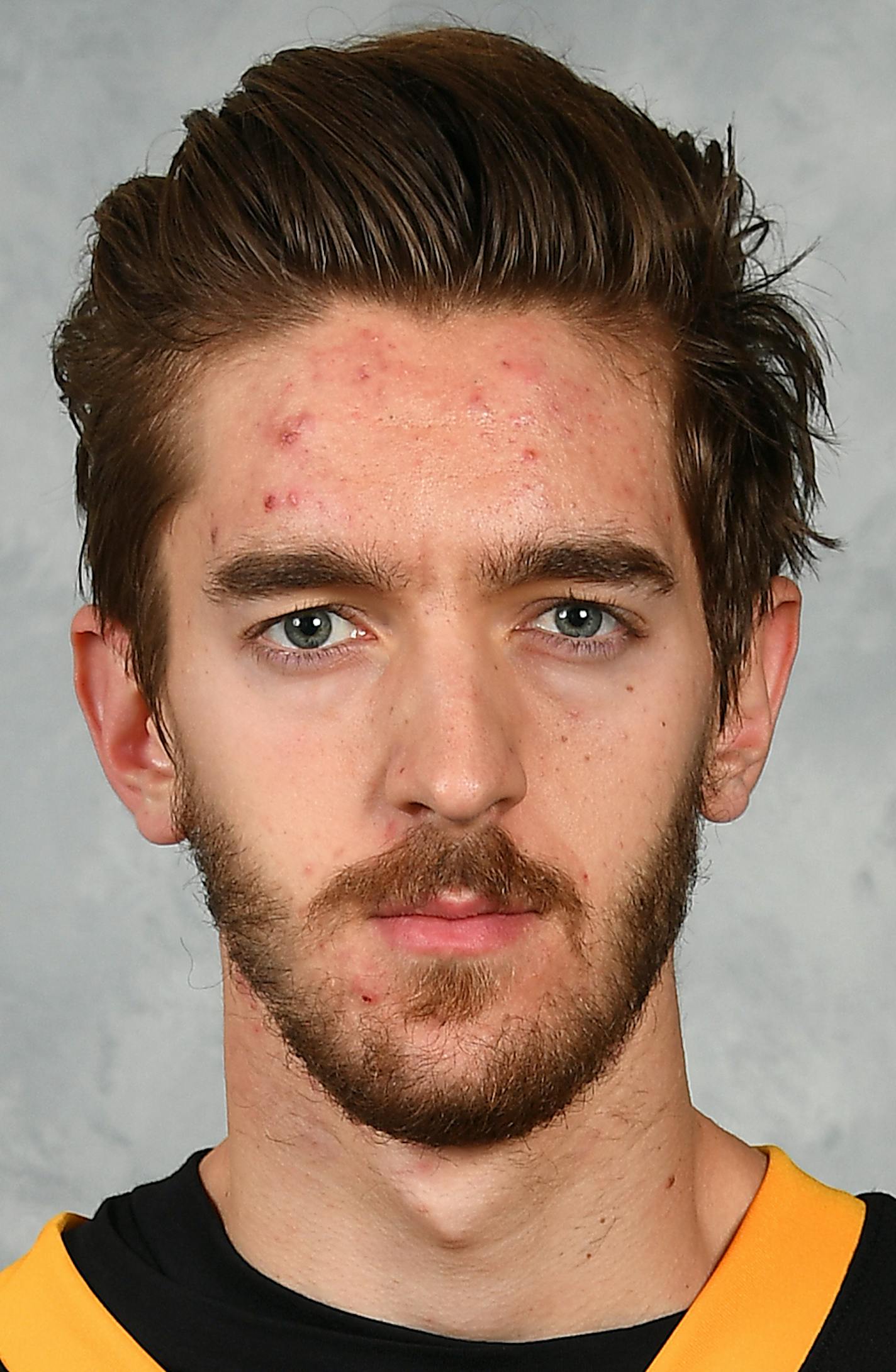 PITTSBURGH, PA - OCTOBER 5: Matt Murray of the Pittsburgh Penguins poses for his official headshot for the 2016-2017 season on September 22, 2015 at the PPG Paints Arena in Pittsburgh, Pennsylvania. (Photo by Joe Sargent/NHLI via Getty Images) *** Local Caption *** ORG XMIT: 670939205