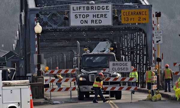 The deteriorating Stillwater Lift Bridge was closed in April because of flooding.