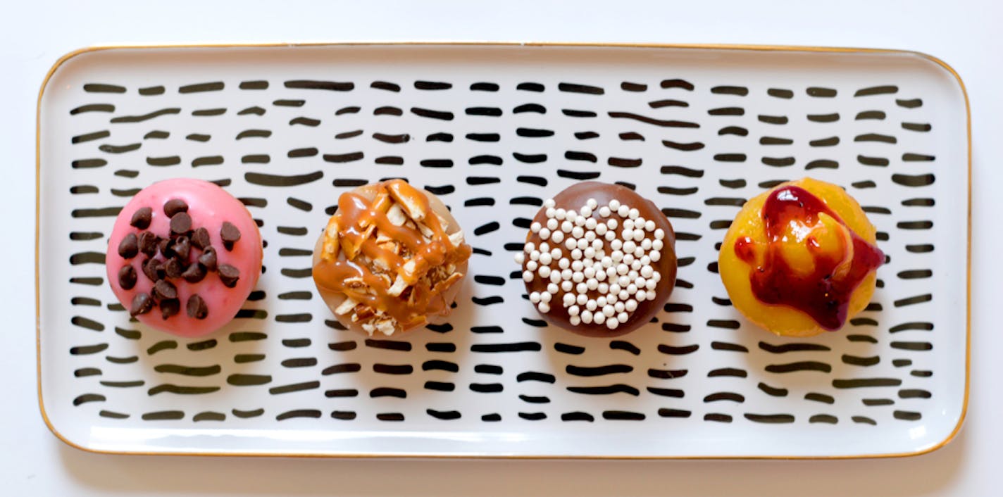 A mini donut flight from Rebel Donut Bar. Photo by Rebel Donut Bar