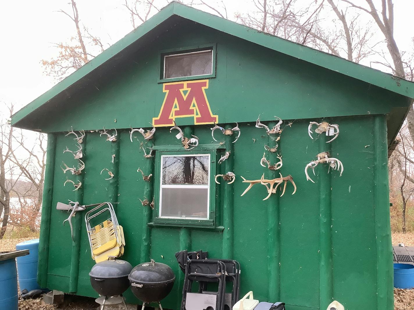 Four generations of Mace Harris' family have hunted at this camp near Fergus Falls, which originally was founded as a duck camp. Now it is a family retreat that often simultaneously attracts duck and deer hunters.