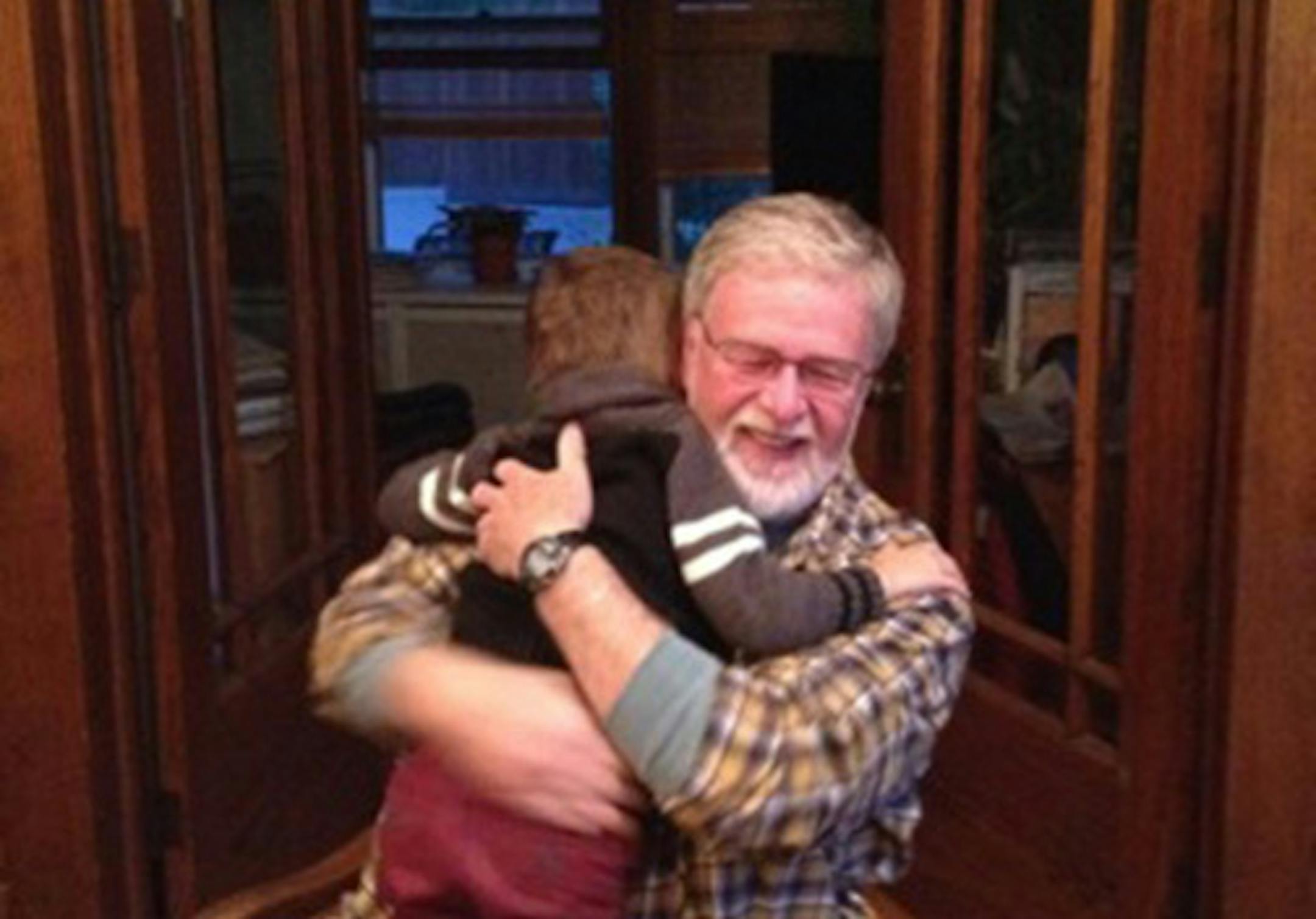 Photo provided by Doug Wilhide Doug Wilhide and his grandson Noa.