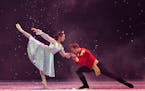 Maylu Pena and Benjamin Olson perform in Continental Ballet's Nutcracker Ballet.