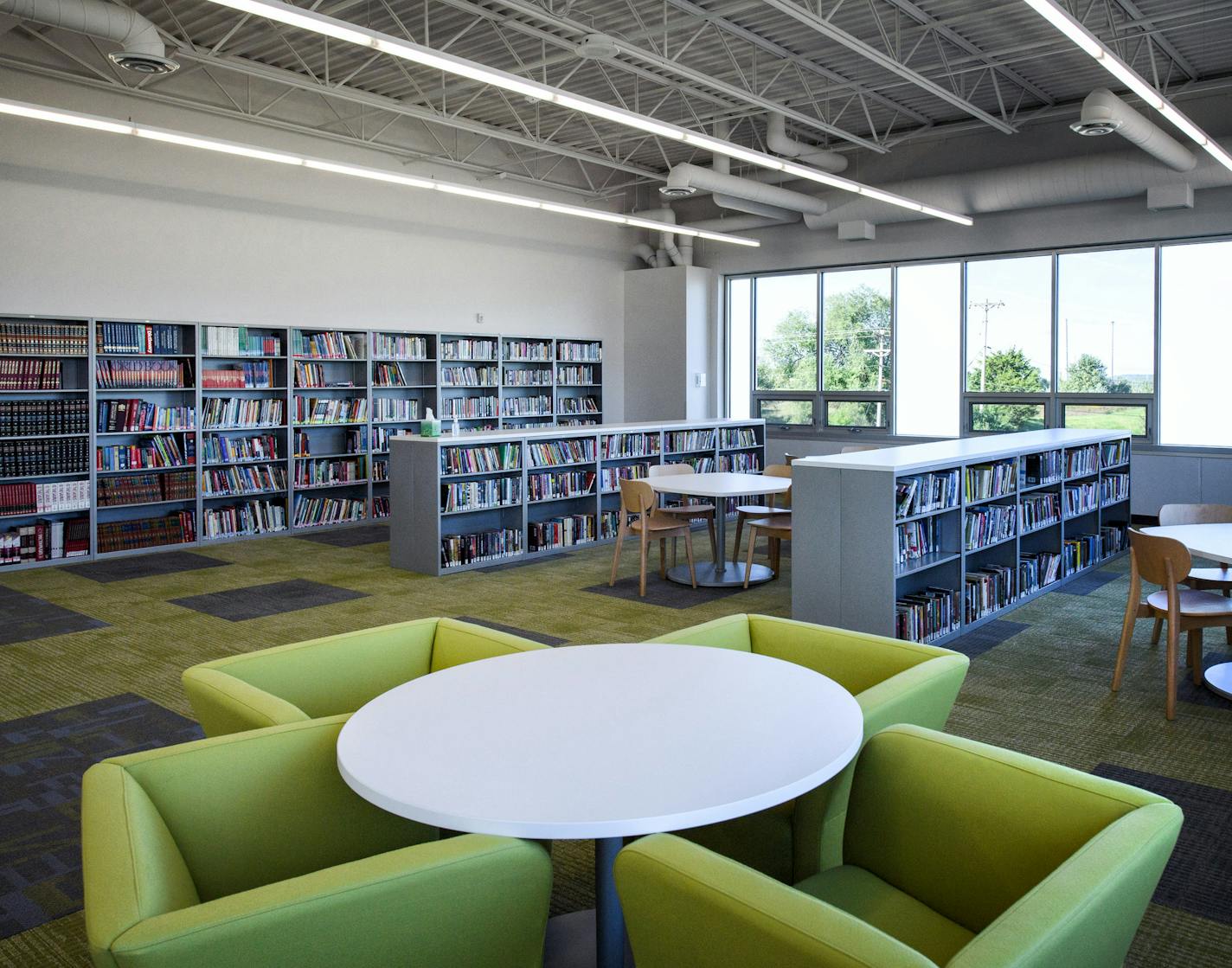 Library. Minnesota Autism Center high school. ] GLEN STUBBE * gstubbe@startribune.com Thursday, September 8, 2016 Minnesota Autism Center high school that Ryan Cos. built in Eagan.