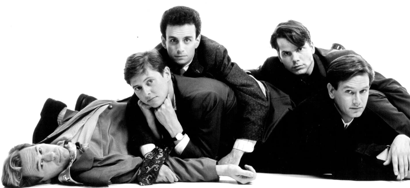 December 21, 1991 NEW KIDS: From left, Scott Thompson, Dave Foley, Kevin McDonald, Brce McCulloch and Mark McKinney present more of their seriously dangerous comedy when THE KIDS IN THE HALL continues in March with a new episode every Friday (midnight-12:30 a.m. ET), exclusively on HBO. Ellen Tofflemire, HBO