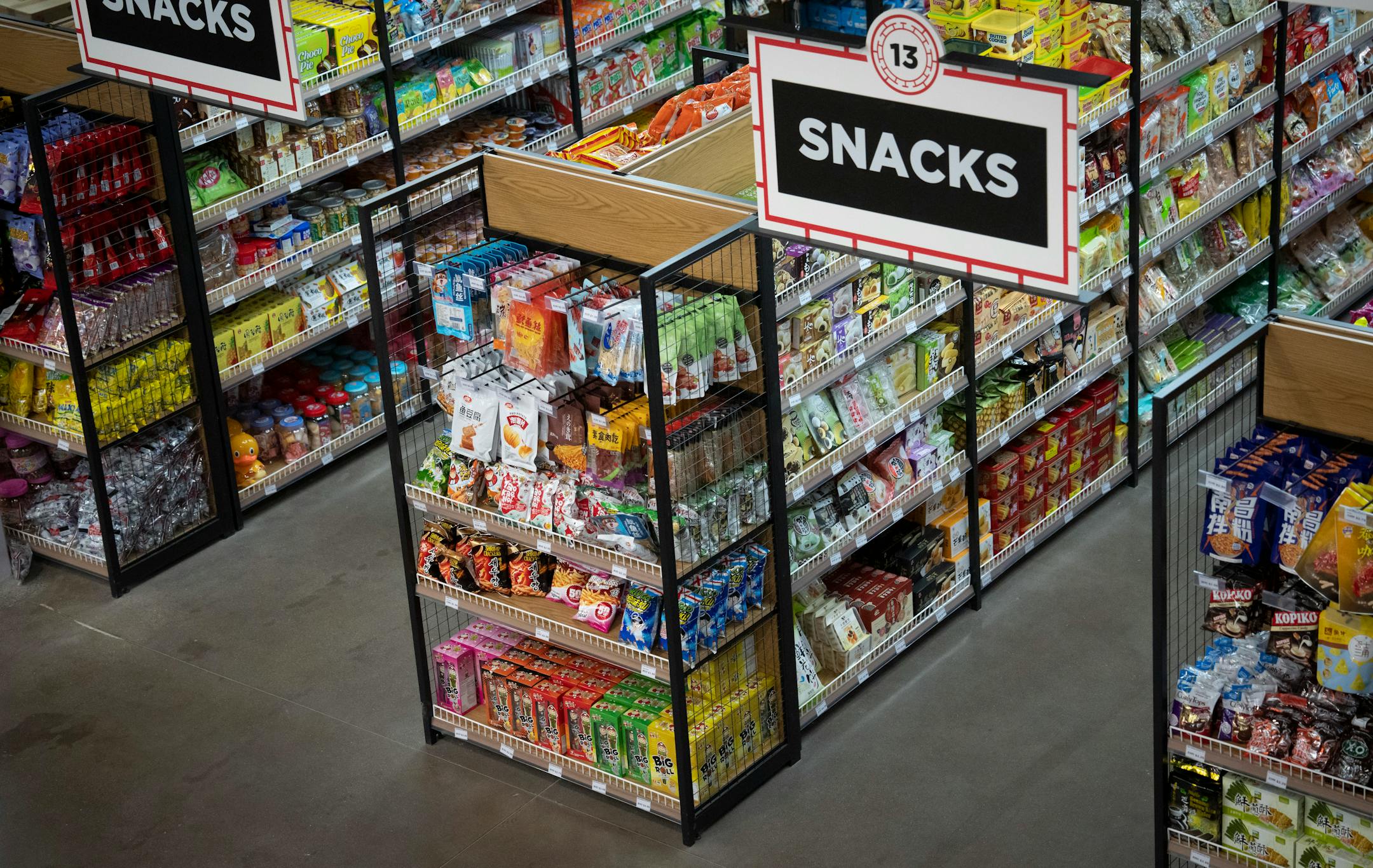 The grocery store at the new Asia Mall in Eden Prairie, Minn.