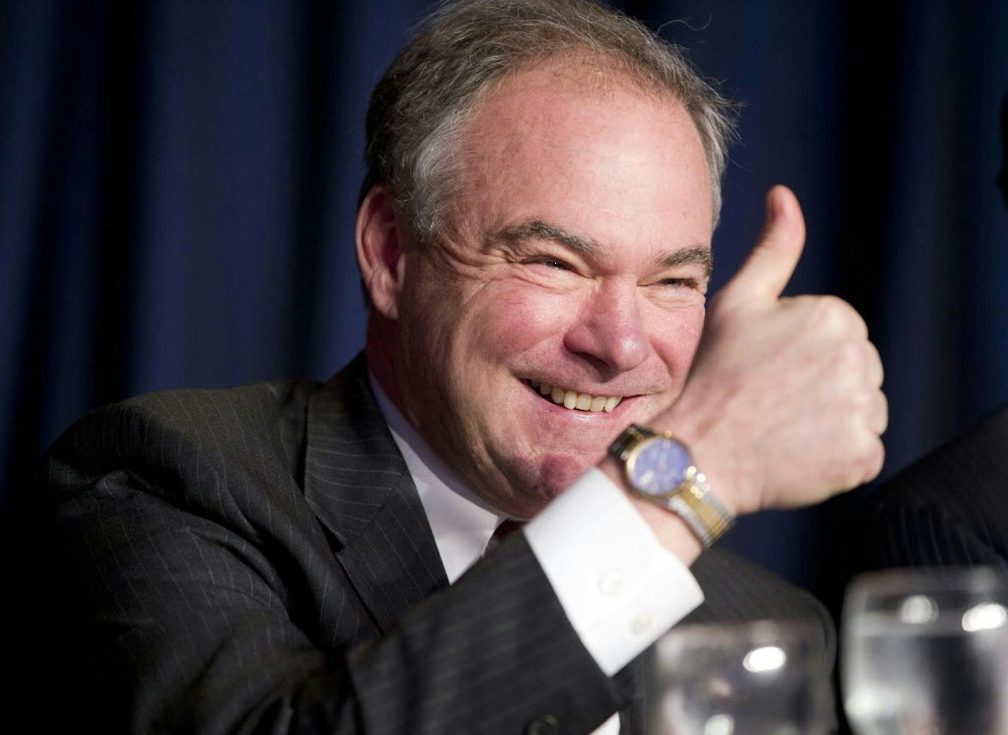 Sen. Tim Kaine, D-Va., shown in February.