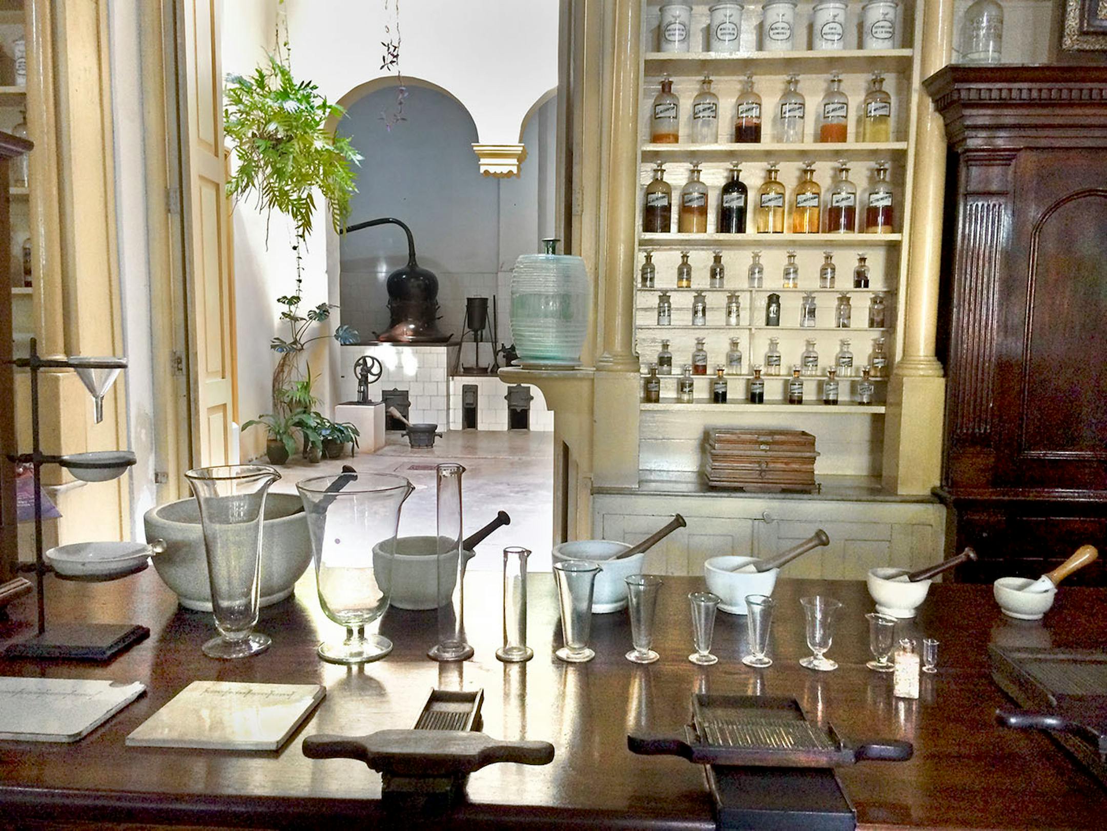 The French pharmaceutical museum near Parque Liberdad in Matanzas. [ Photos by Amelia Rayno
The Minneapolis Star Tribune