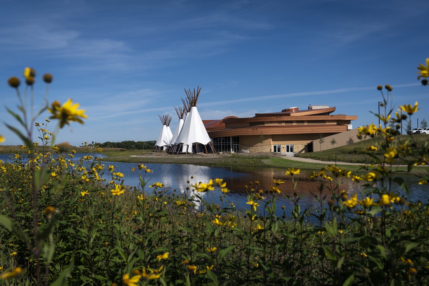 The Shakopee Mdewakanton Sioux have applied to put eight parcels in Prior Lake and 11 in Shakopee in trust. Most of the land is row crops and pasture, forests and wetlands. Above, the tribe's cultural center and gathering space is seen in 2019.