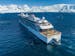 The Viking Octantis, sister ship of the Polaris, launched an expedition boat in Antarctica.