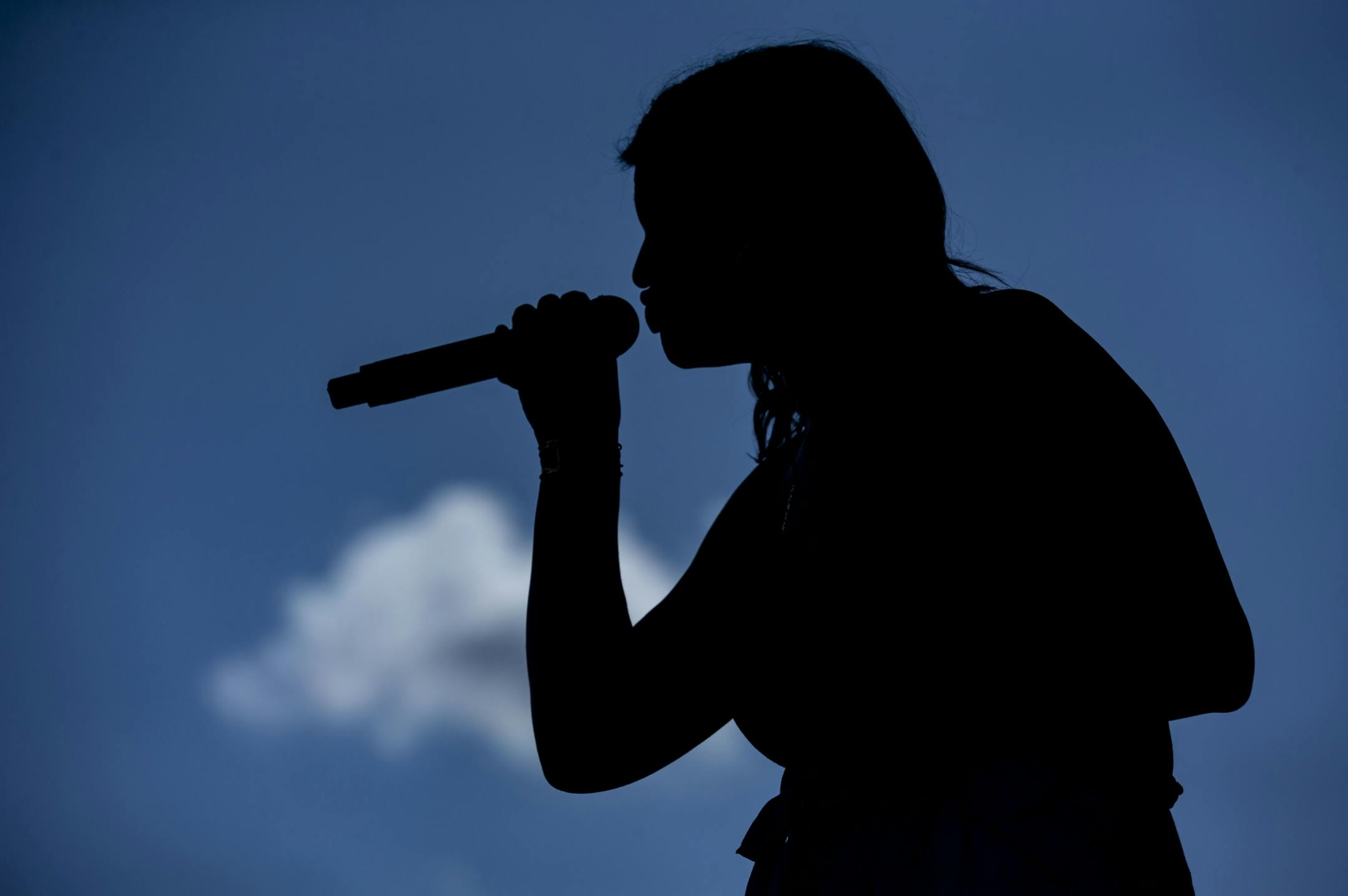 Joyann Parker performed at the West End theater at the Minnesota State Fair on Friday August 23, 2019. Parker and her band is from Minneapolis, MN and sang a mix of R&B and Blues for a packed crowd.