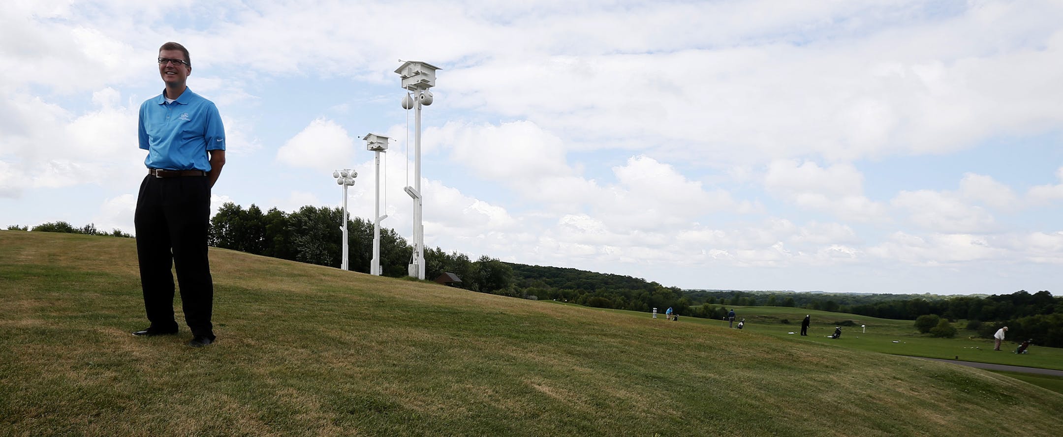 Boe Carlson is the new superintendent of the Three Rivers Park District posed for a photo at Baker National Golf Course Monday August 11 , 2014 in Medina MN .] Jerry Holt Jerry.holt@startribune.com
