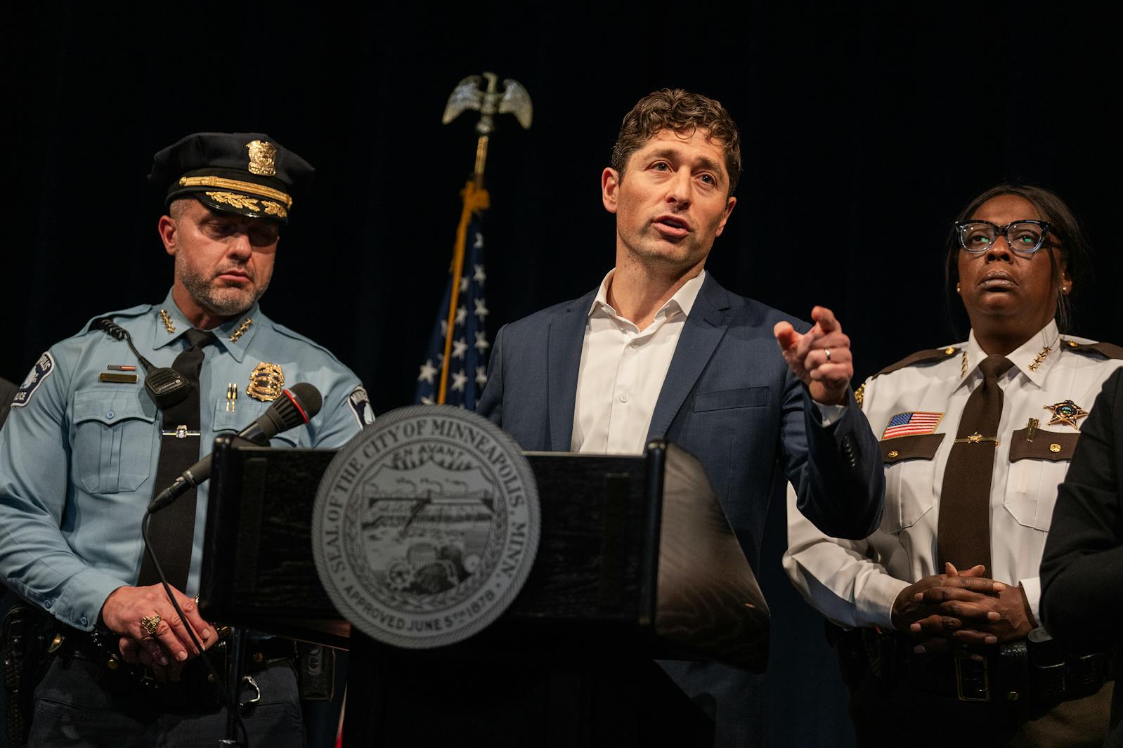 Mayor Jacob Frey used salty language to condemn the shooting of a Minneapolis resident by ICE  in Minneapolis on Wednesday, Jan. 7.