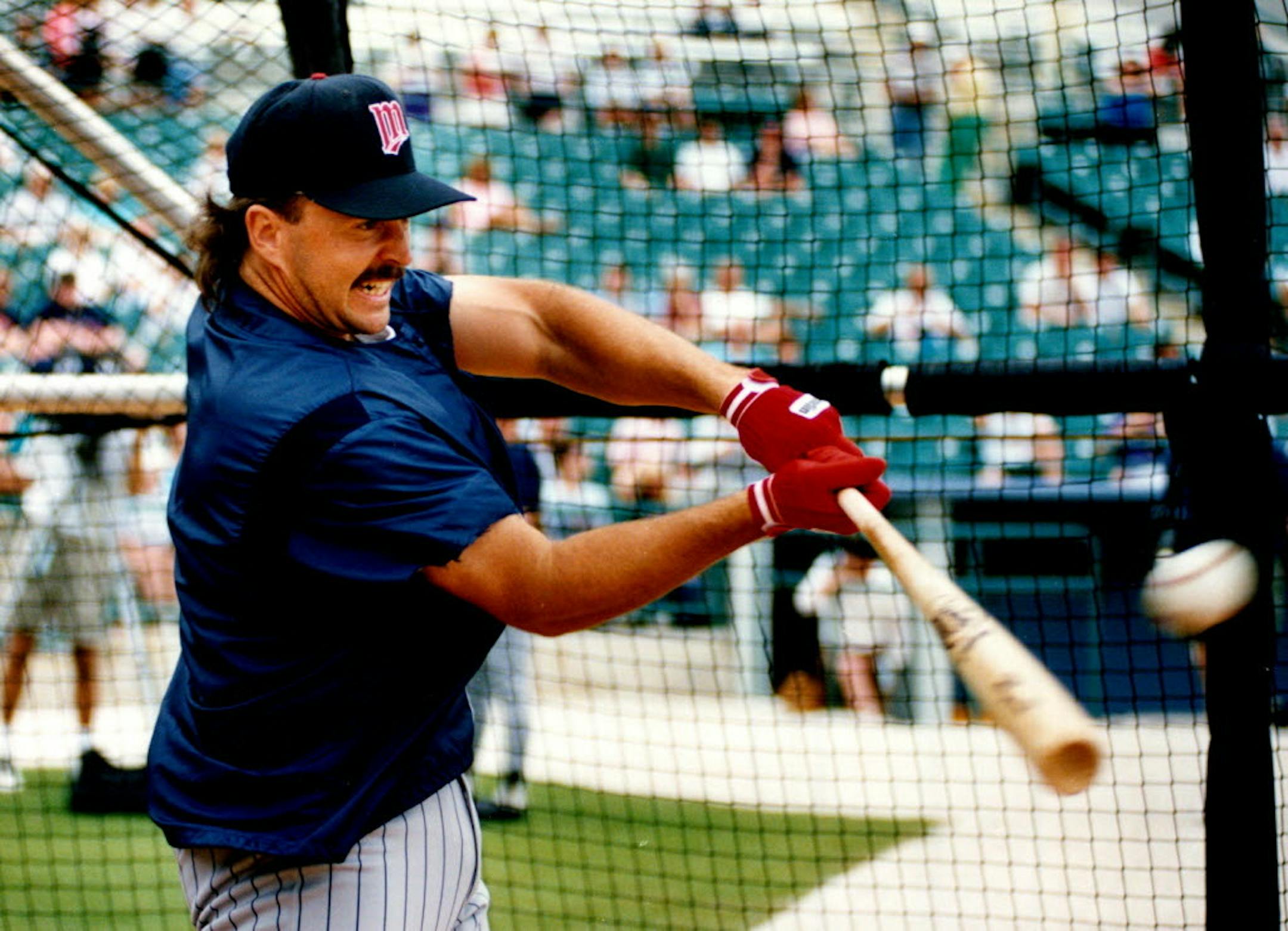 Brian Harper was the starting catcher for the Twins in the early 1990s.