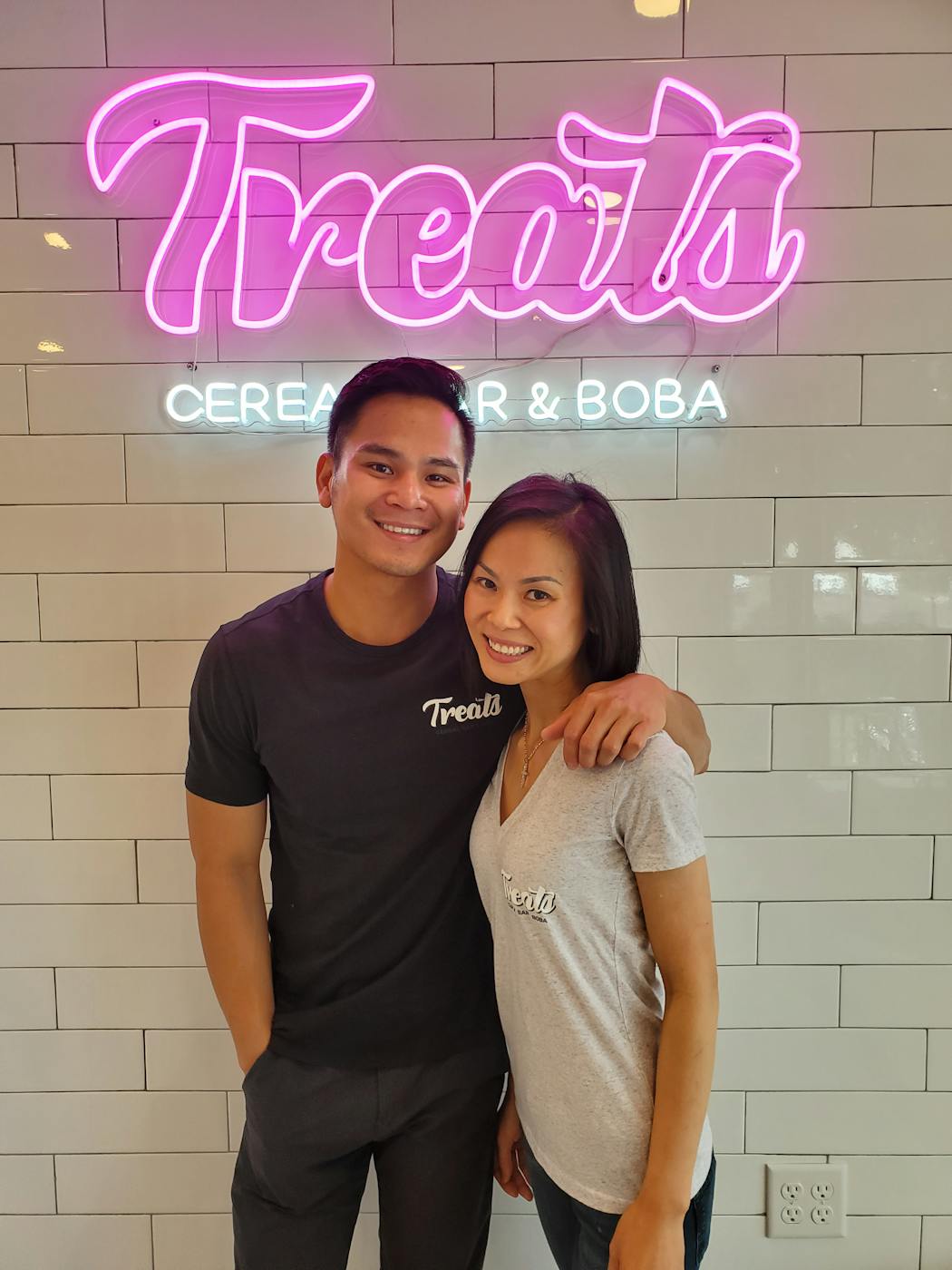 Siblings Minh Dinh and Trisha Seng createdTreats Cereal Bar & Boba.