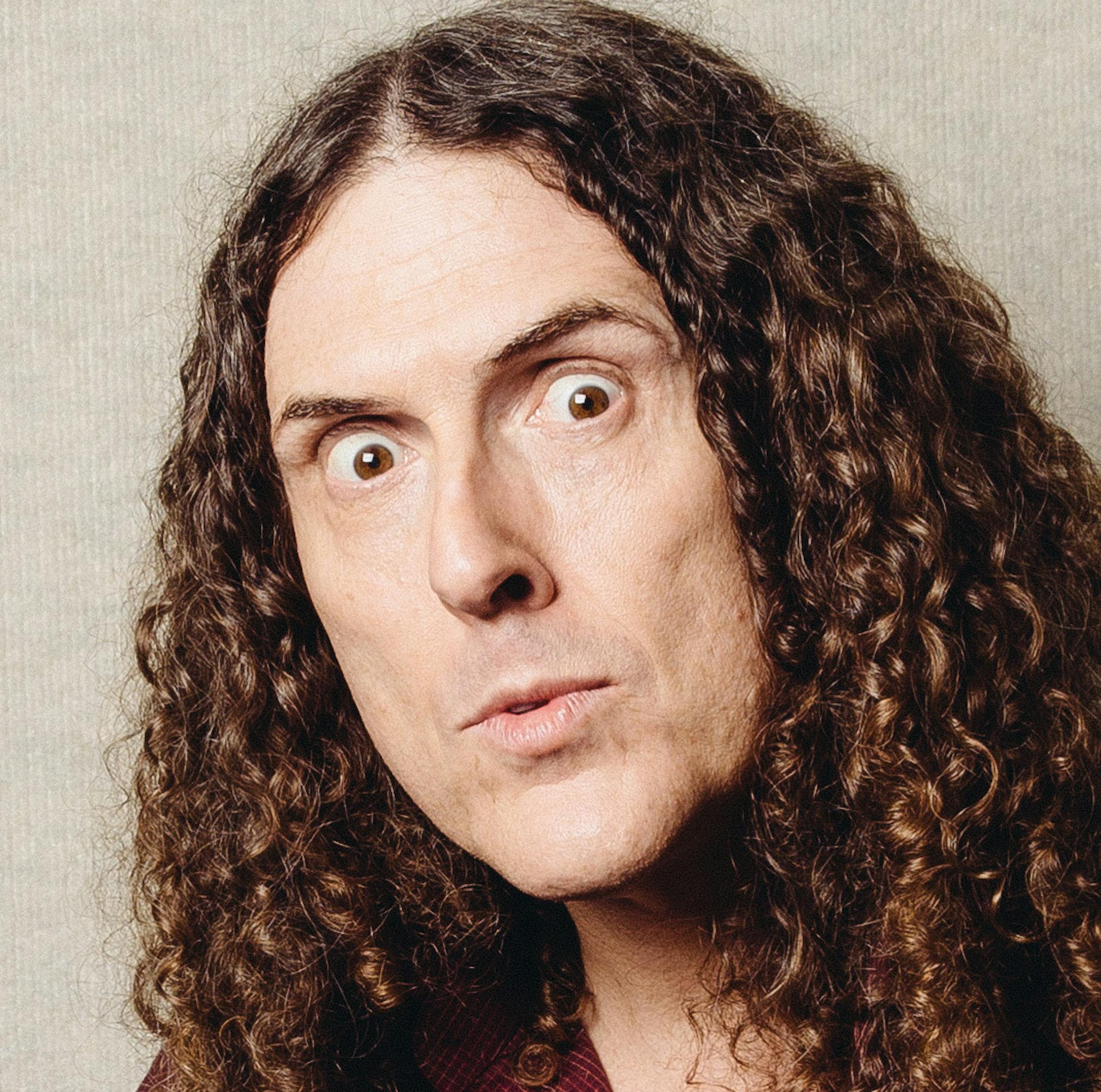 In this July 17, 2014 photo, ìWeird Alî Yankovic poses for a portrait in Los Angeles. Billboard reported that Yankovic's ìMandatory Funî debuted at No. 1 this week with more than 80,000 units sold. Thatís almost double the amount his last album, "Alpocalypse," sold in its debut week in 2011. (Photo by Casey Curry/Invision/AP) ORG XMIT: MIN2014072110003226