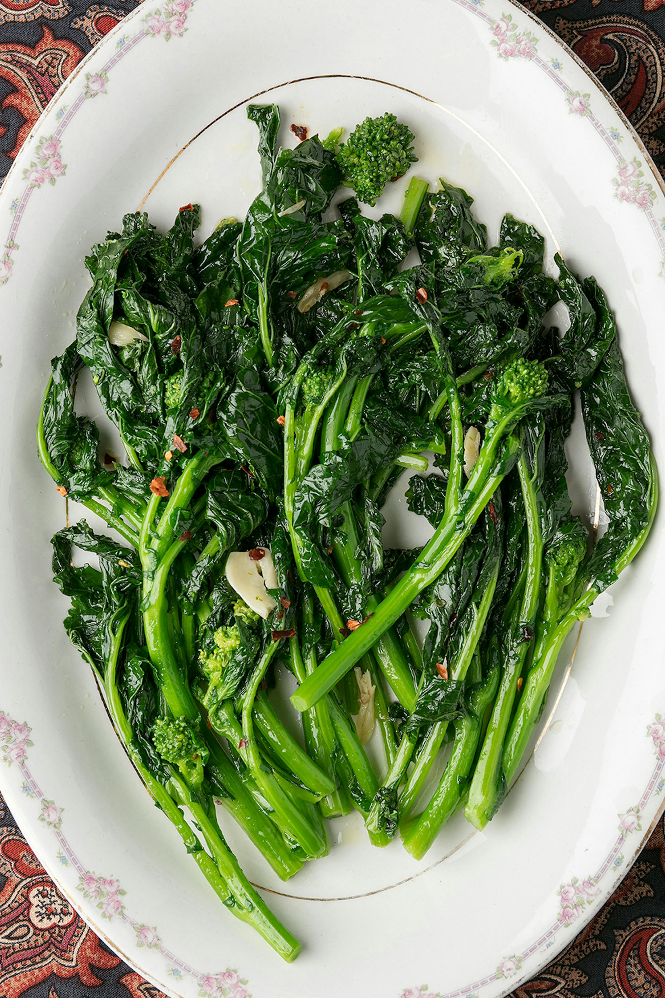 Sauteed Broccoli Rabe MUST CREDIT: Photo by Goran Kosanovic for The Washington Post