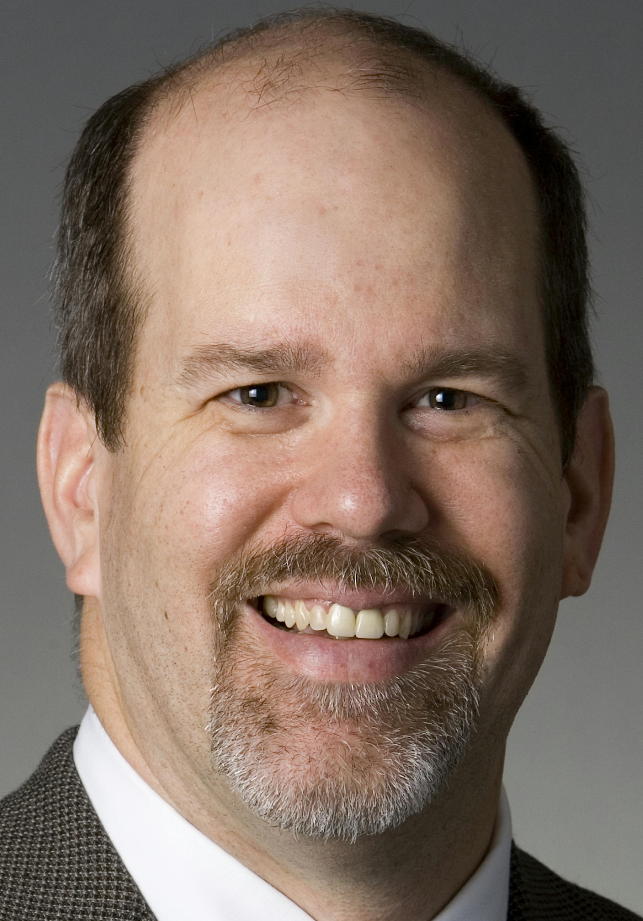 Studio portrait of new Opus College of Business (OCB) marketing faculty David Alexander. Taken August 16, 2007.