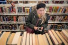 Concordia University student Halle Martin looked for a book at the Rondo Community Library in St. Paul on Jan. 7, 2019.