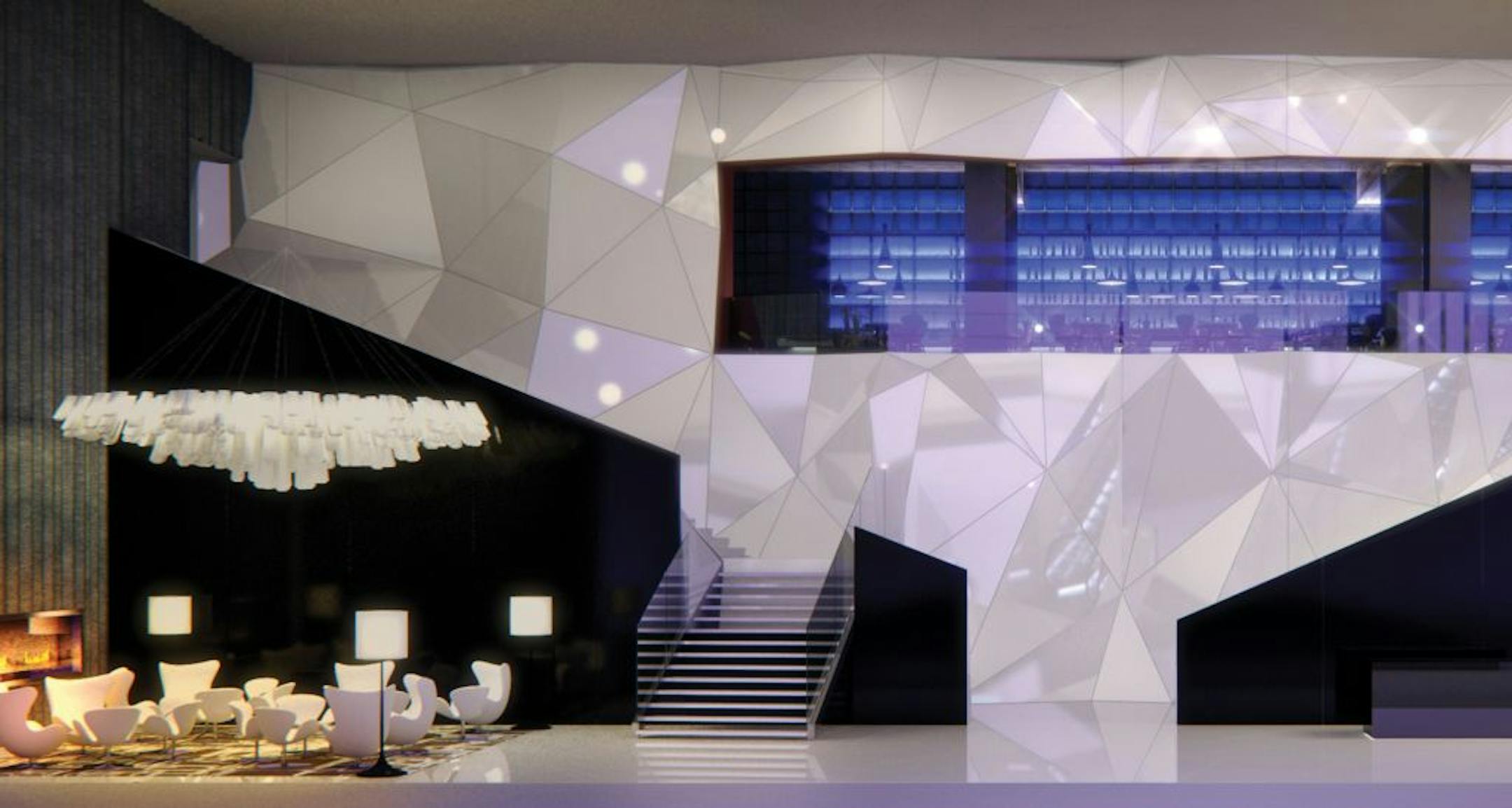 Radisson Blu Mall of America, rendering.