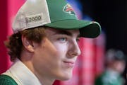 Liam Ohgren was taken by the Wild with the No. 19 pick in the first round.